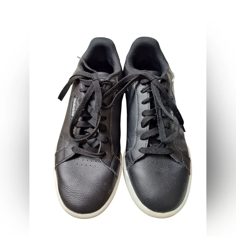 Adidas Women's Roguera Black Leather Sneakers, 7